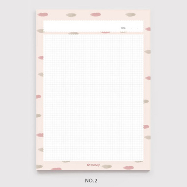 No.2 - Oh-ssumthing O-ssum B5 size grid memo notes notepad