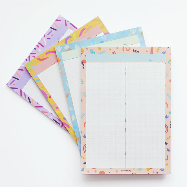 Oh-ssumthing O-ssum B5 size grid memo notes notepad