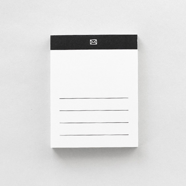 Letter - 2NUL Drawing memo checklist weekly plan notes notepad