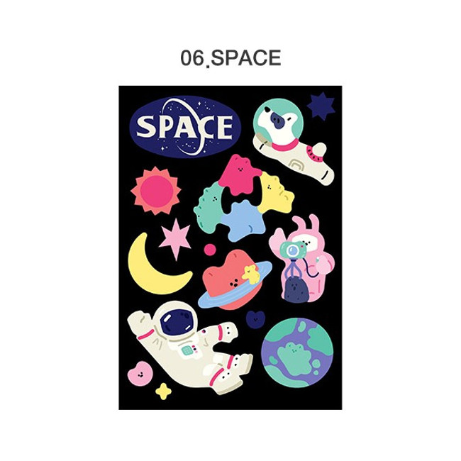 06 Space - ICONIC Merry removable craft decoration sticker