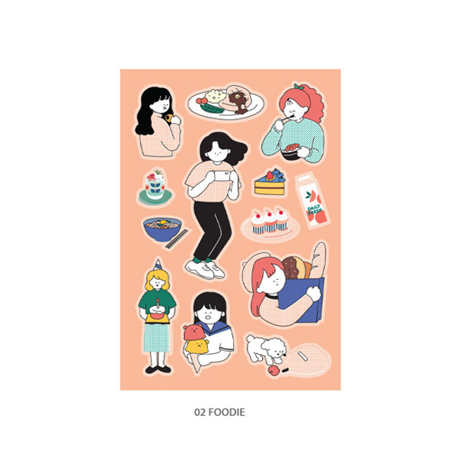 02 Foodie - ICONIC Haru removable craft decoration sticker