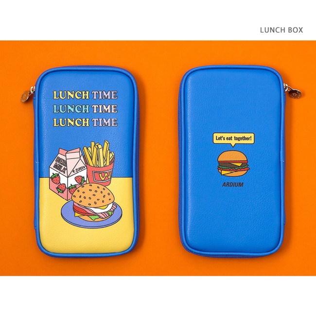 Lunch box - Ardium Colorpoint flat zip pencil case pouch