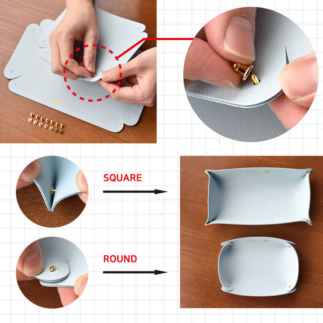 How to use tray - Play Obje 2way synthetic leather DIY tray set