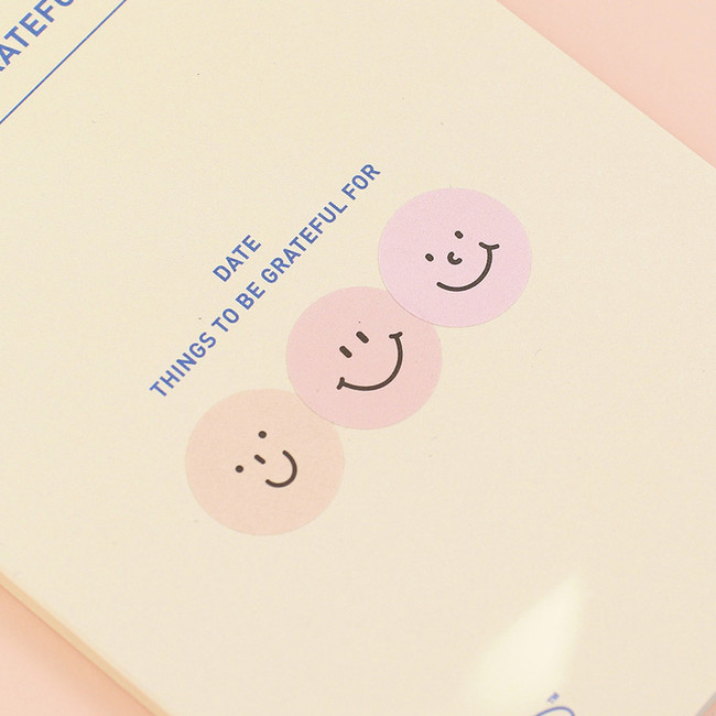 Usage example - PAPERIAN Color palette Smile deco sticker set