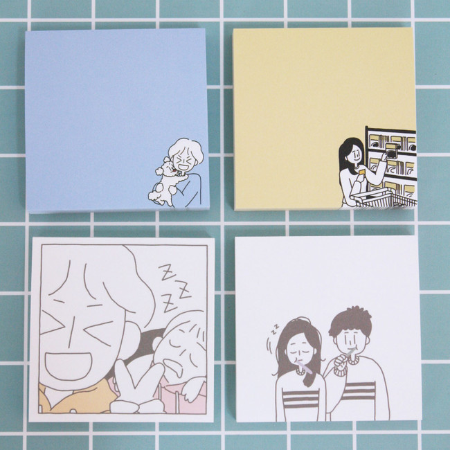 DESIGN GOMGOM My You illustration memo notepads