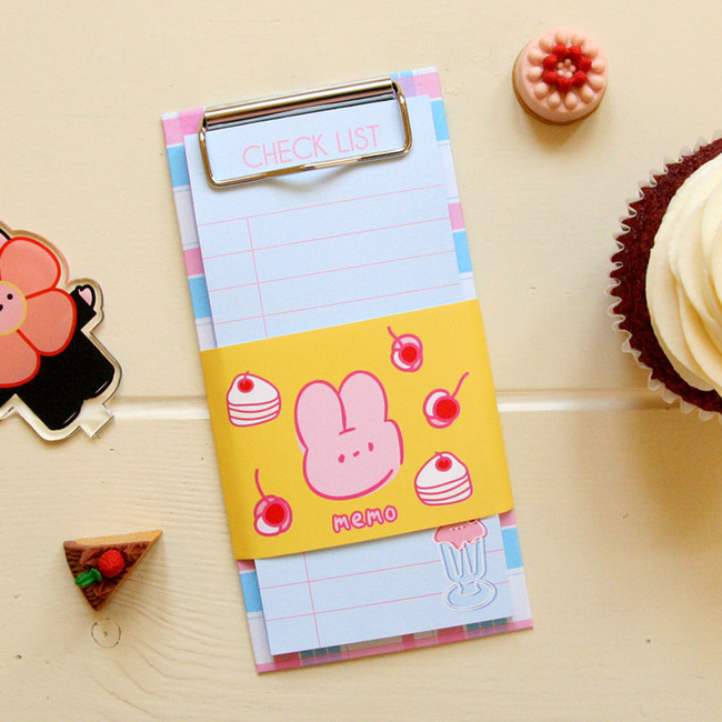 Sweet - Reeli clipboard memo holder with checklist notepad