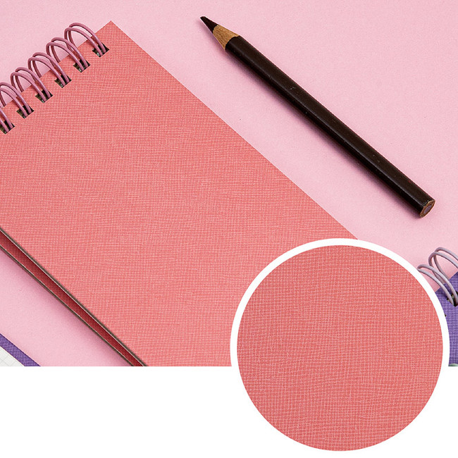 Coated cover - Ardium Color small spiral bound grid notepad