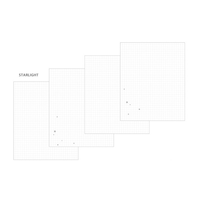 Starlight - Ardium Starry night double side grid memo notepad