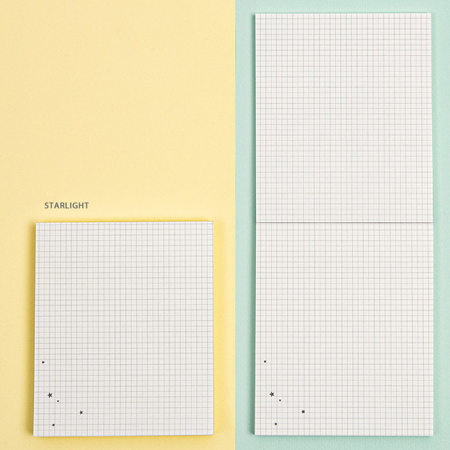 Starlight - Ardium Starry night double side grid memo notepad