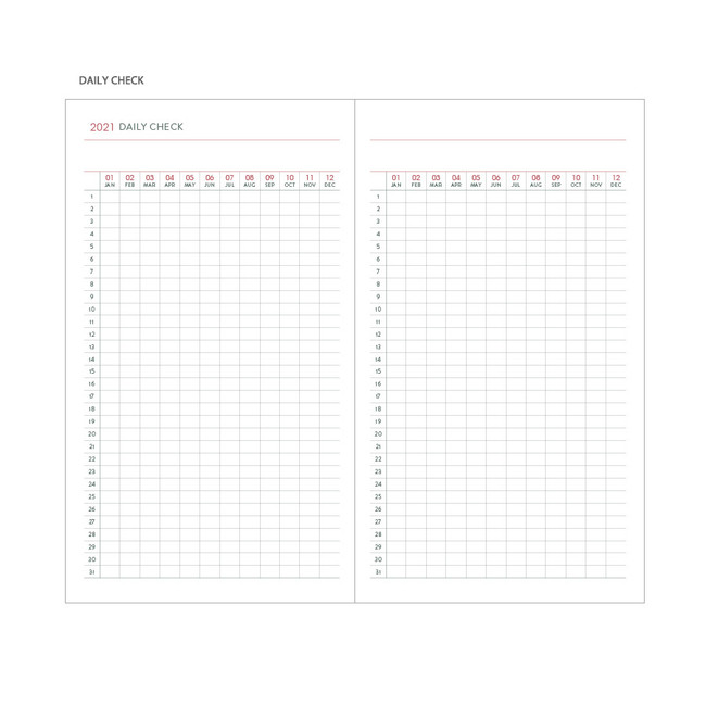 Indigo 2021 Prism slim dated monthly planner notebook