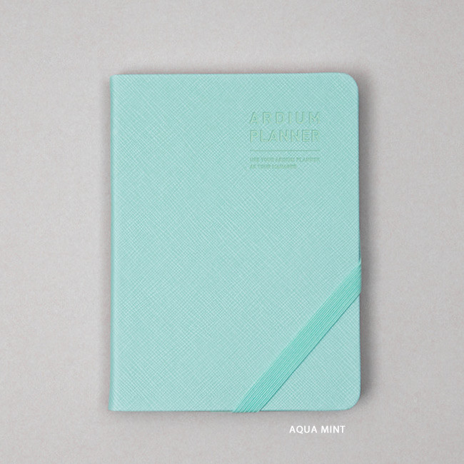 Aqua Mint - Ardium 2021 Simple small dated weekly planner scheduler