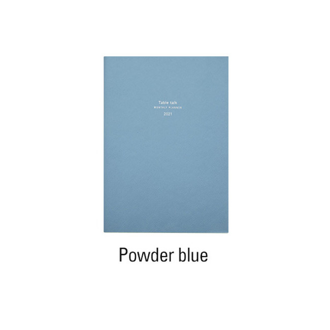 Powder Blue - Antenna Shop 2021 Table talk A5 dated weekly diary planner