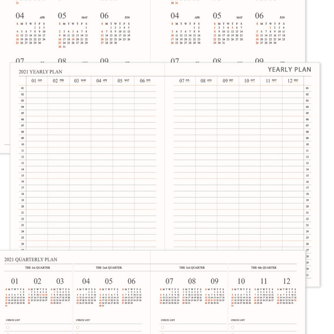 Yearly plan - Indigo 2021 Official dated weekly diary planner