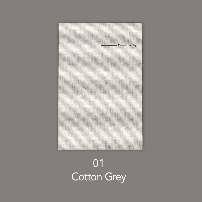 Cotton gray - Paperian 2021 A'round B6 dated weekly diary planner