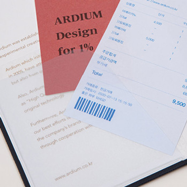 Comes with a sticker pocket - Ardium 2021 Premium big dated monthly planner scheduler