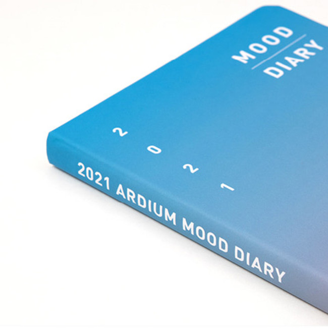 Hardcover - Ardium 2021 Mood gradation dated monthly dairy planner
