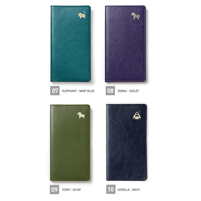 Color - MINIBUS 2021 Zoo pocket basic dated weekly diary scheduler