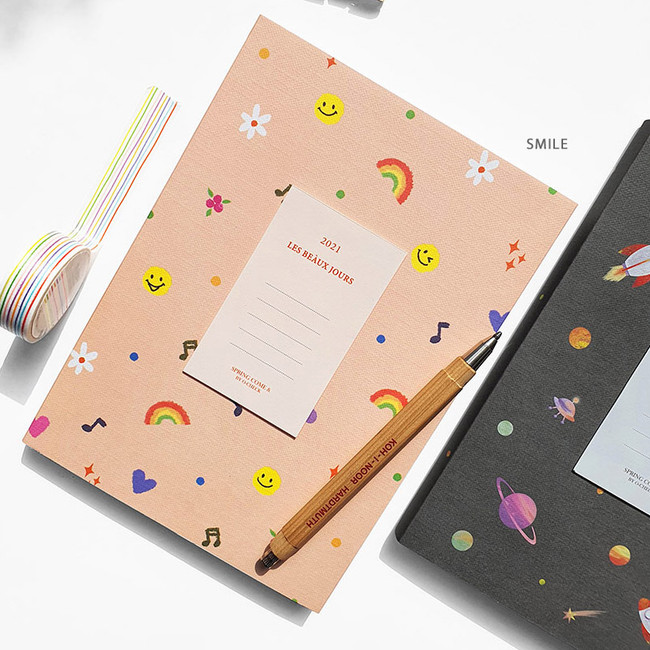 Smile - O-check 2021 Les beaux jours dated weekly diary planner