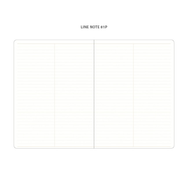 Lined note - 2021 Notable memory slim B5 dated monthly planner