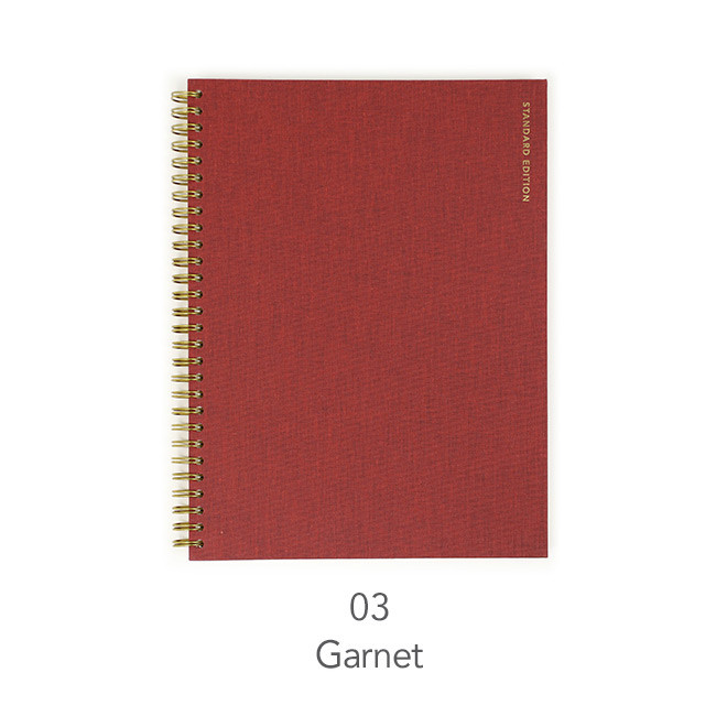 Garnet - PAPERIAN Standard B5 dateless weekly diary planner
