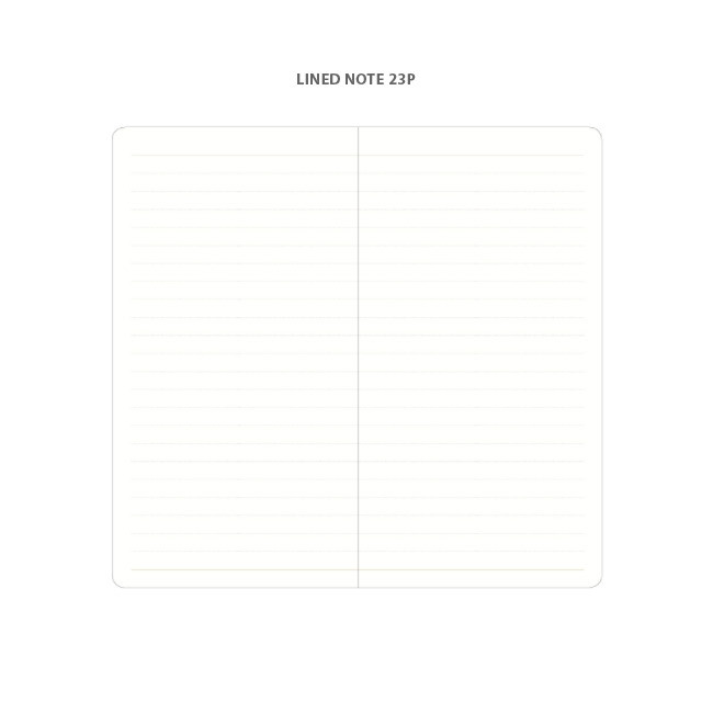 Lined note - 2021 Notable memory long dated daily diary
