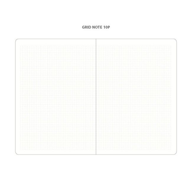 Grid note - 2021 Notable memory slim B6 dated monthly planner