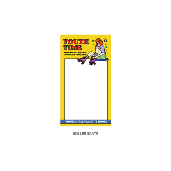 Roller skate - Ardium Color point checklist blank memo notepad ver2