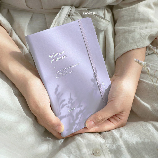 Lavender - ICONIC 2021 Brilliant dated daily diary planner