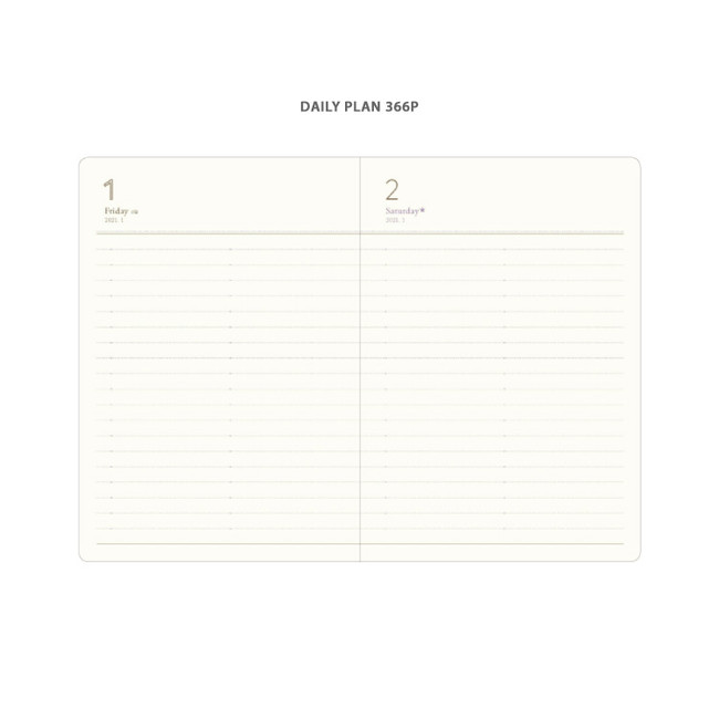 Daily plan - 2021 Making memory small dated daily planner