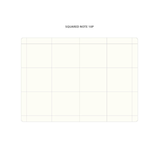 Square note - 2021 Making memory B6 dated weekly planner