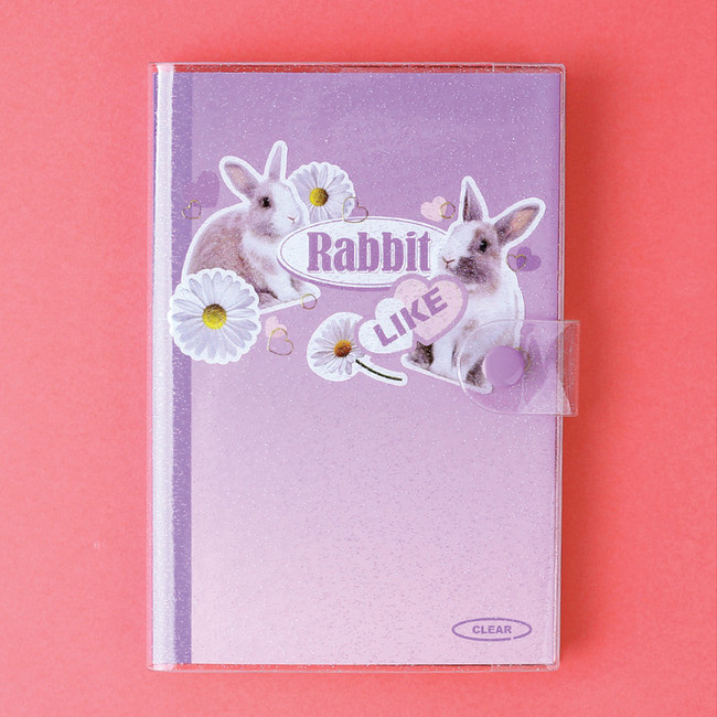 Rabbit - Wanna This Object dateless weekly diary with sticker