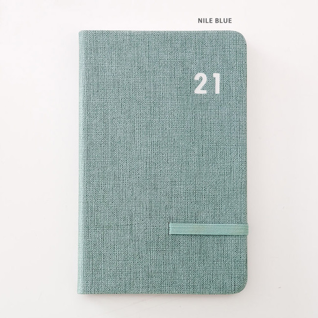 Nile Blue - Eedendesign 2021 Simple dated weekly diary planner