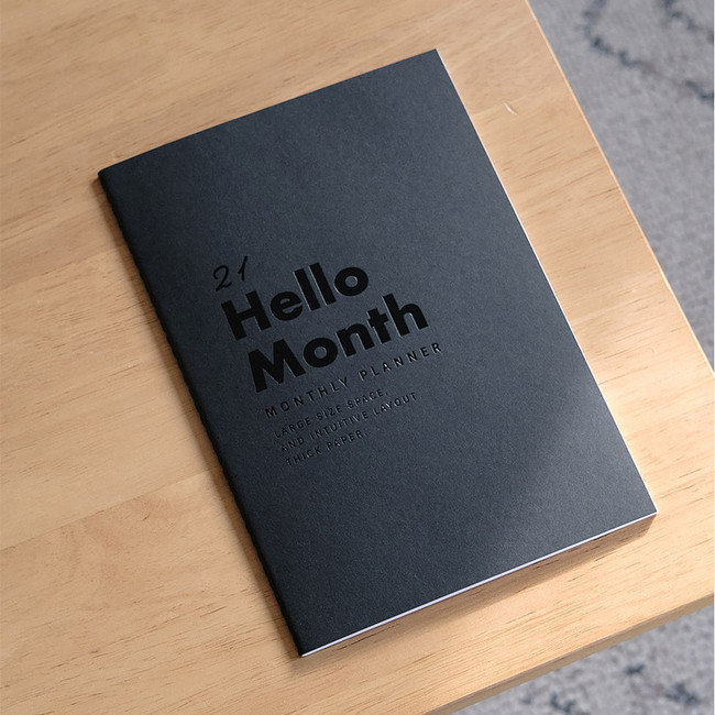 Eedendesign 2021 Hello month A5 dated monthly planner