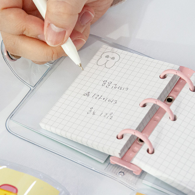 DESIGN GOMGOM Reeli 3-ring grid notebook