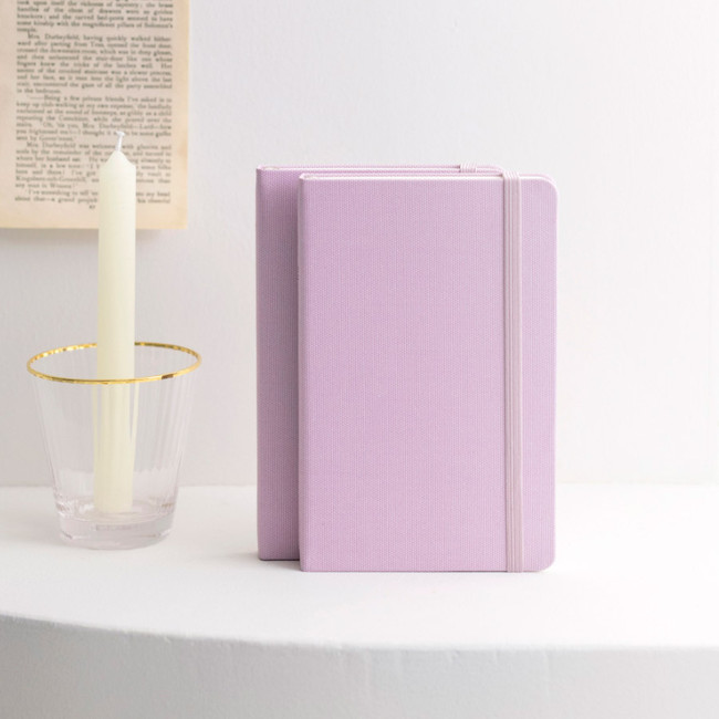 Pink Lavender - Byfulldesign Making memory medium blank notebook ver2