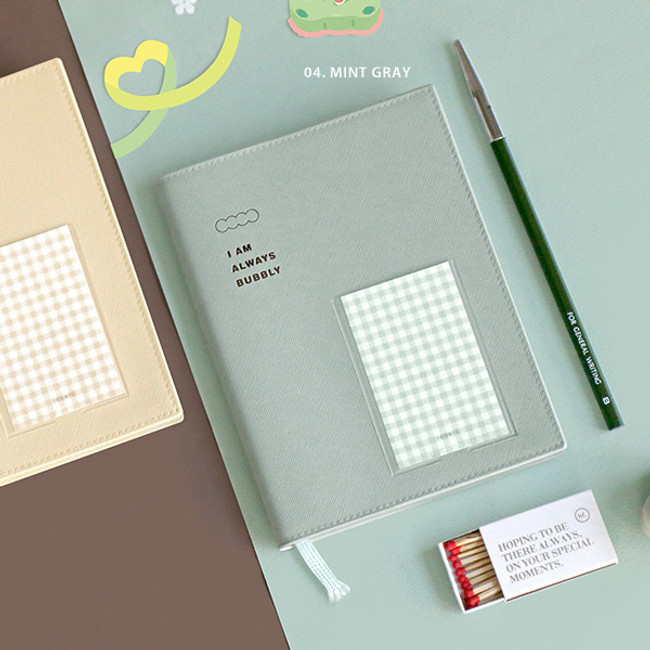 Mint Gray - ICONIC Bubbly dateless weekly diary planner