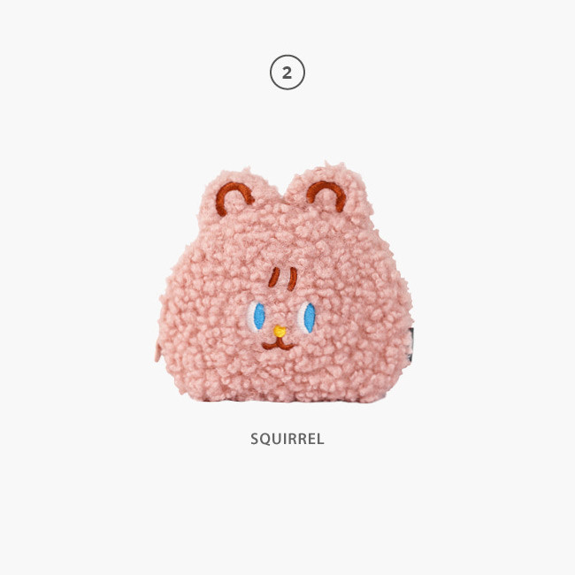 Squirrel - Second Mansion Jucy and Paul cute mongle zipper pouch