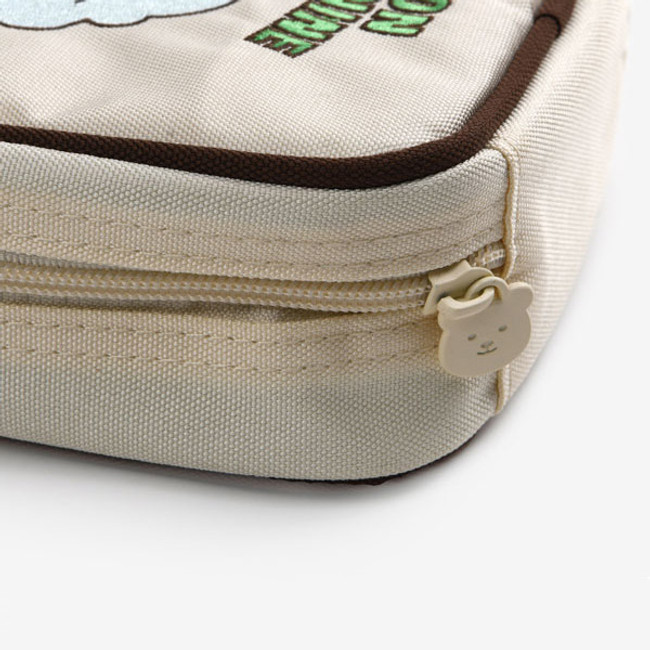 Detail of Dailylike Jelly bear small zipper pouch