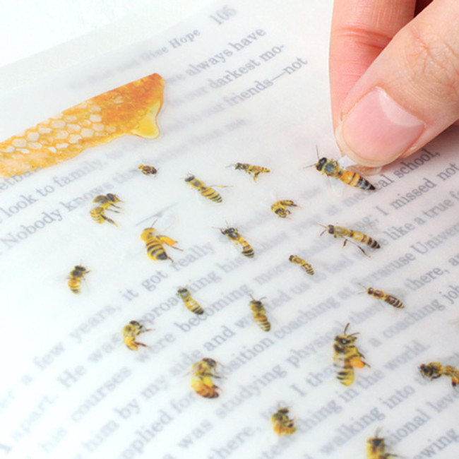 Appree Honeybee nature clear sticker