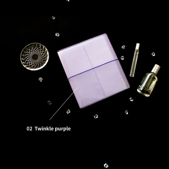 Twinkle purple - Purple Instax Square Slip In Pocket Photo Album