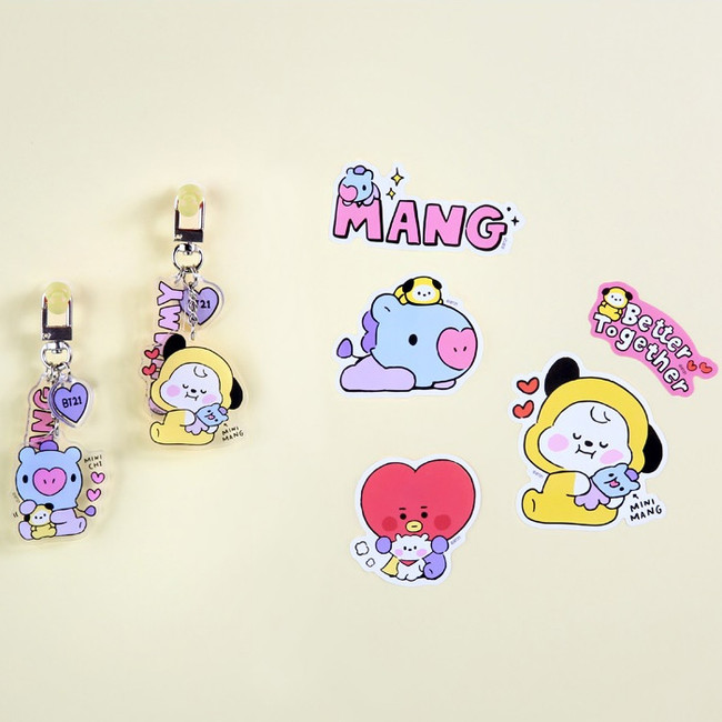 Usage example - BT21 Little Buddy Baby Removable Sticker Pack