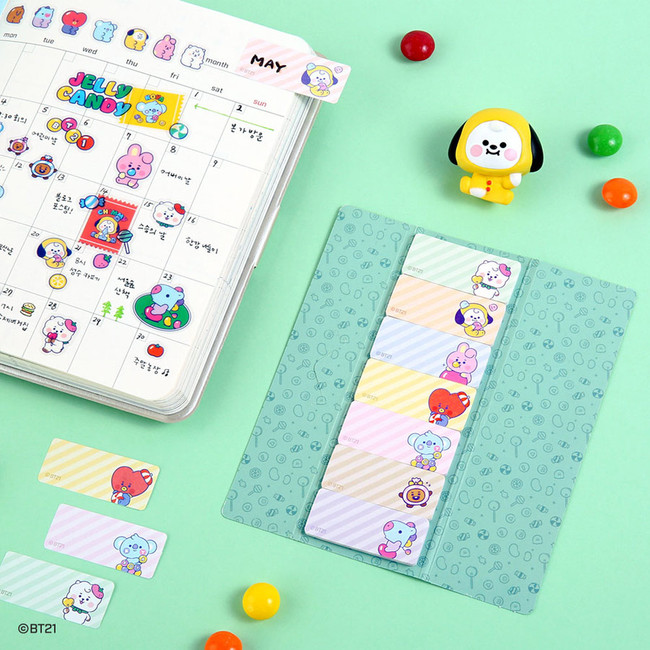 BT21 Baby Sticky Index Bookmark Set