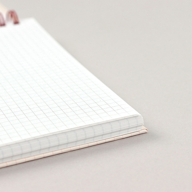 140 pages - Wanna This Standard Writing A5 Wire Bound Grid Notebook