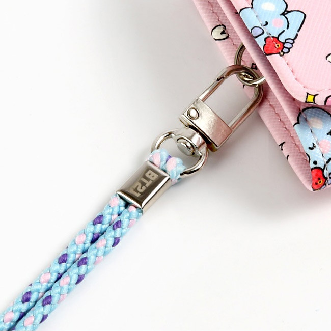 Comes with a strap - BT21 Little Buddy Baby Wallet with Neck Strap