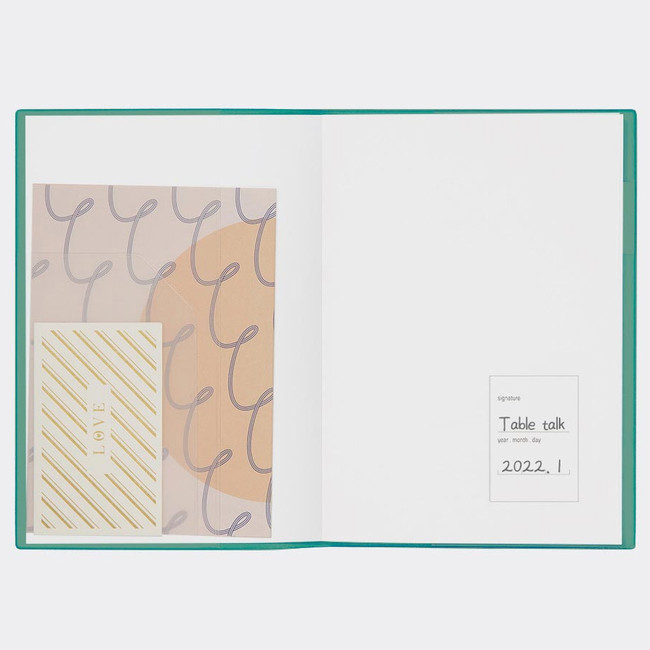 pocket - Antenna Shop 2022 Table talk B6 dated monthly diary planner