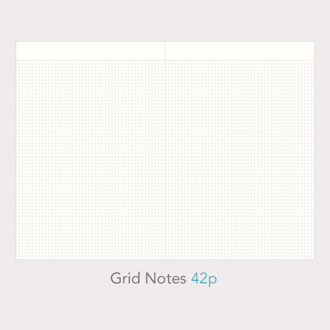 Grid note - Paperian 2022 Edit Large dated weekly diary planner