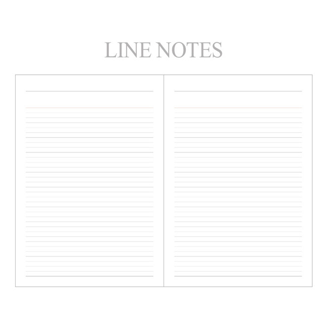 Lined note - Indigo 2022 Official Big Dated Monthly Diary Planner