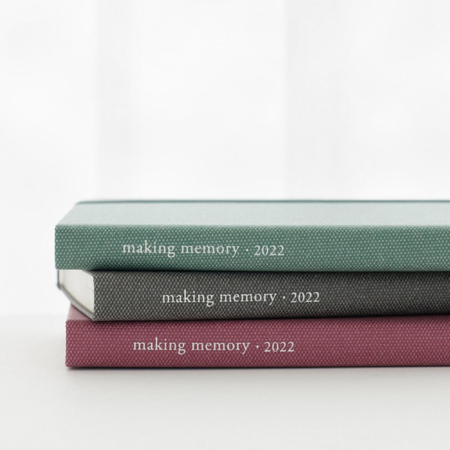 Byfulldesign 2022 Making memory B6 dated weekly planner