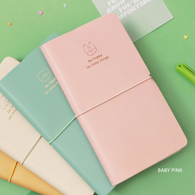 Baby pink - 2022 Be Happy for Little Things Slim Dated Weekly Diary