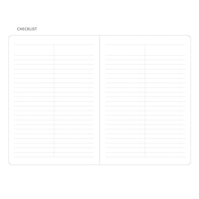 Checklist - After The Rain 2022 Dot Your Day Dated Weekly Diary Planner